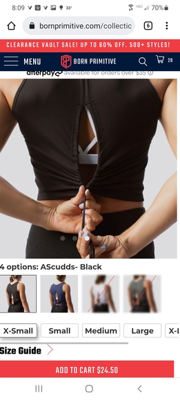 Born Primitive Crop Tank - Picture 2 of 3